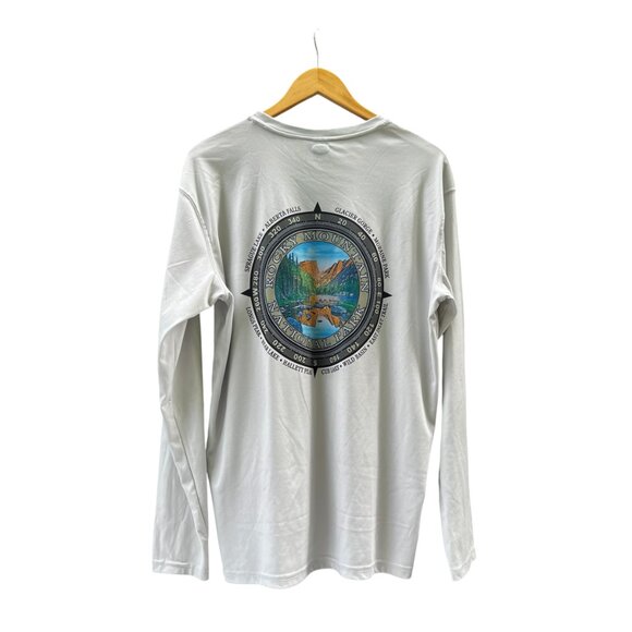 Rocky Mountain National Park Light Gray Wicking Long Sleeve t-shirt - Picture 2 of 7